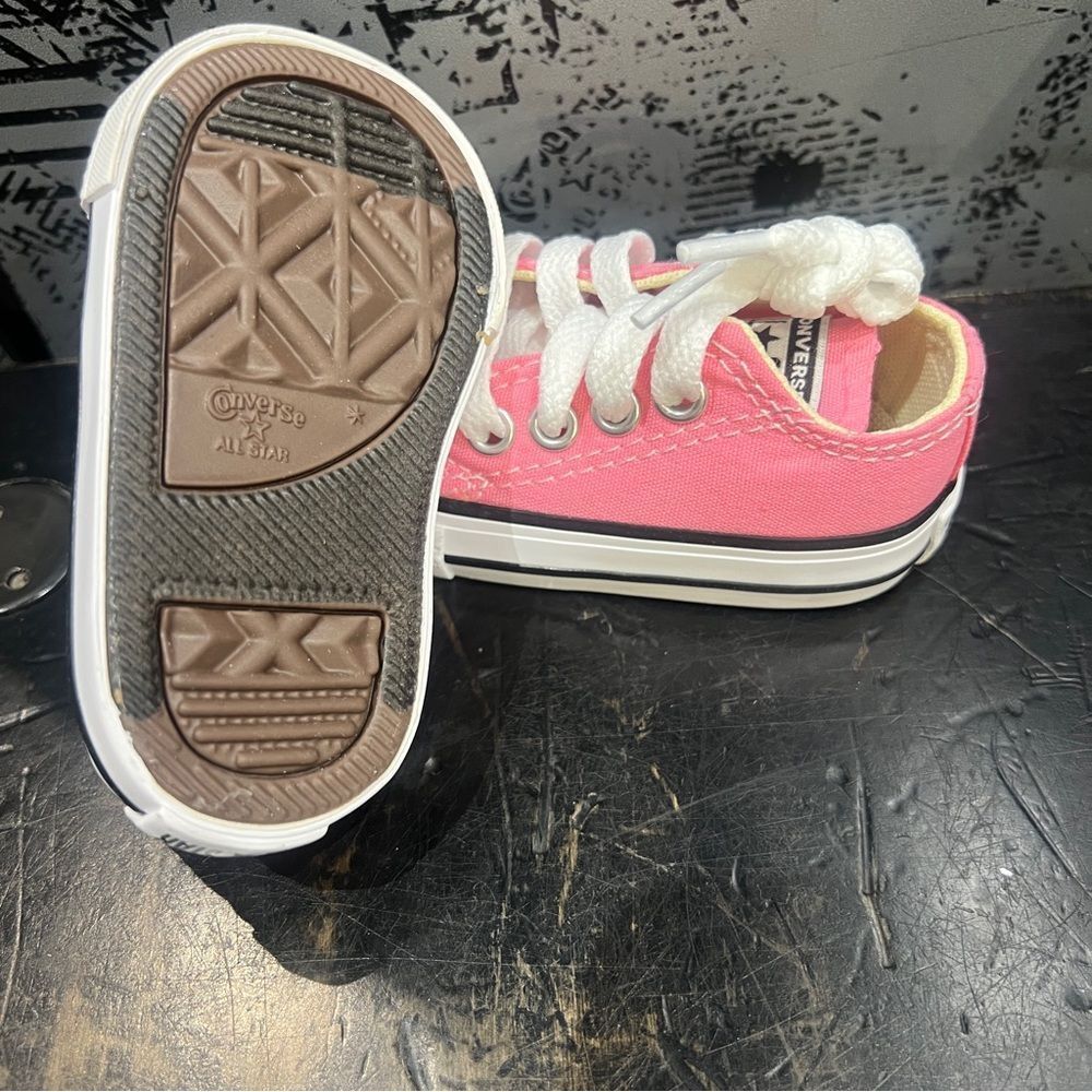 New Converse Infant CTAS Low Pink 7j238 - Picture 4 of 6